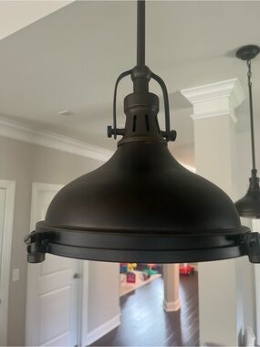 3 Kira Home Beacon Oil-Rubbed Bronze industrial Pendant Light